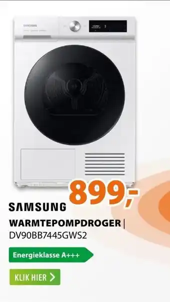 Expert Samsung DV90BB7445GWS2 aanbieding