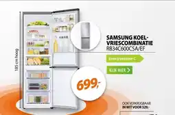 Expert Samsung RB34C600CSA/EF Zilver aanbieding