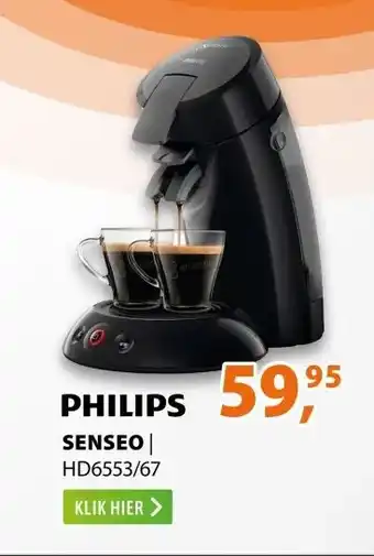 Expert Philips HD6553/67 Zwart aanbieding