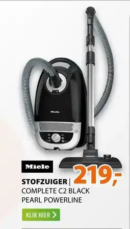 Expert Miele Complete C2 Black Pearl Powerline (2022) Zwart aanbieding