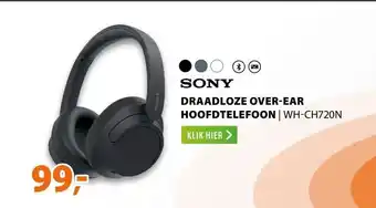 Expert Sony WH-CH720N Zwart aanbieding