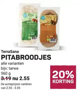 Ekoplaza TerraSana Pitabroodjes aanbieding