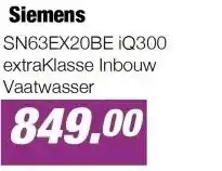 EP Beerepoot SN63EX20BE iQ300 extraKlasse Inbouw Vaatwasser aanbieding