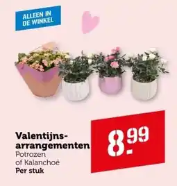 Coop Valentijns- arrangementen aanbieding