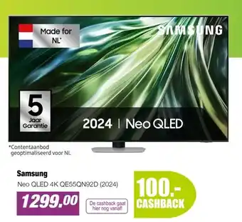 EP Beerepoot Neo QLED 4K QE55QN92D (2024) aanbieding