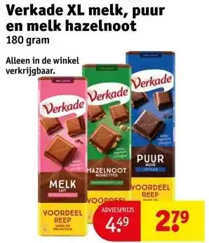 Kruidvat Nestlé mini's Ieder Favoriet Verkade XL melk, puur en melk hazelnoot aanbieding