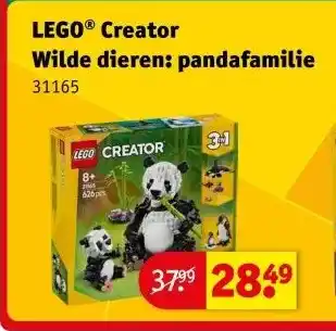 Kruidvat LEGO® Creator Wilde dieren: pandafamilie aanbieding