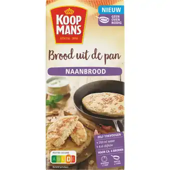 Albert Heijn Koopmans Brood uit de pan naanbrood aanbieding