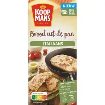 Albert Heijn Koopmans Brood uit de pan Italiaans aanbieding