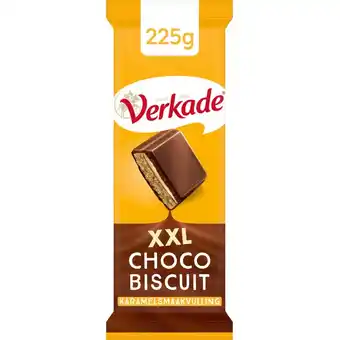 Albert Heijn Verkade XXL choco biscuit karamelsmaakvulling aanbieding