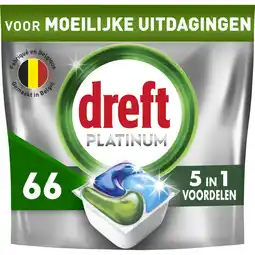 Albert Heijn Dreft Platinum original vaatwastabletten XXL aanbieding