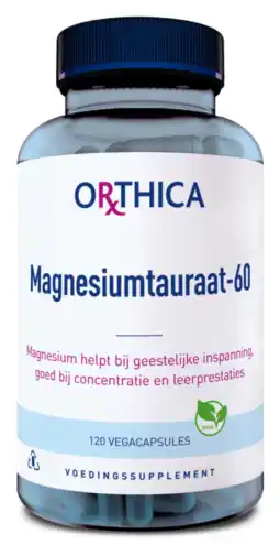 De Online Drogist Orthica Magnesiumtauraat 60 Capsules aanbieding