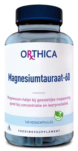 De Online Drogist Orthica Magnesiumtauraat 60 Capsules aanbieding