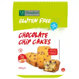 De Online Drogist Damhert Gluten Free Lactose Free Choco Chip Cakes aanbieding