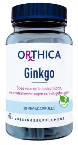 De Online Drogist Orthica Ginkgo Capsules aanbieding