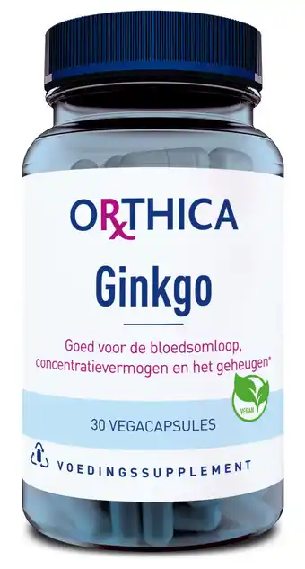 De Online Drogist Orthica Ginkgo Capsules aanbieding