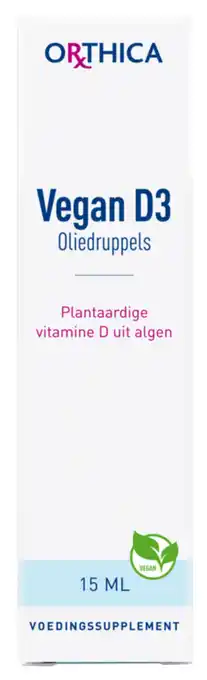 De Online Drogist Orthica D3 Vegan Oliedruppels aanbieding