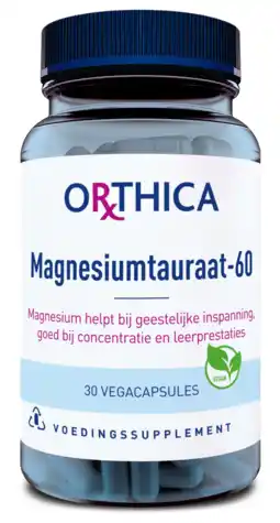 De Online Drogist Orthica Magnesiumcitraat 60 Capsules aanbieding