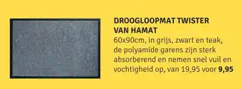 Nijhof Hamat Droogloopmat Twister aanbieding