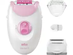 MediaMarkt Braun Se3-031 Epilator Wit aanbieding