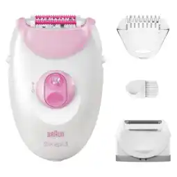 MediaMarkt Braun Se3-031 Epilator Wit aanbieding