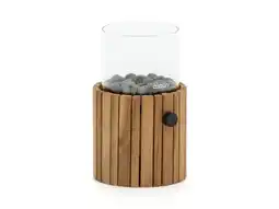 Kees Smit Cosiscoop Timber round gaslantaarn ø 18cm (h:30cm) aanbieding