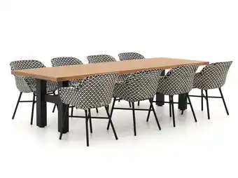 Kees Smit Hartman Delphine/Yasmani 300cm dining tuinset 9-delig aanbieding