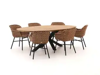 Kees Smit Hartman Delphine/Stephanie 240cm dining tuinset 7-delig aanbieding