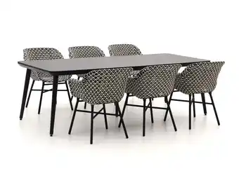 Kees Smit Hartman Delphine/Studio 240cm dining tuinset 7-delig aanbieding