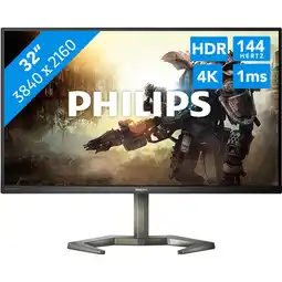 Bol.com Philips 32M1N5800A - 4K IPS Gaming Monitor - 144hz - 32 inch aanbieding