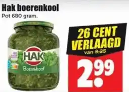 Dirk Hak boerenkool aanbieding