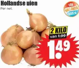 Dirk Hollandse uien aanbieding