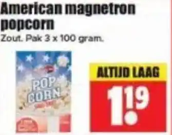 Dirk American magnetron popcorn aanbieding