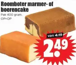 Dirk Roomboter marmer of boerencake aanbieding