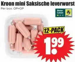 Dirk Kroon mini Saksische leverworst aanbieding