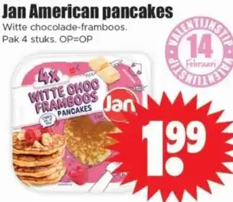 Dirk Jan American pancakes aanbieding