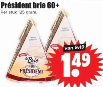 Dirk Président brie 60+ aanbieding