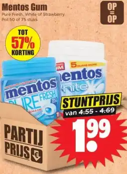 Dirk Mentos Gum aanbieding