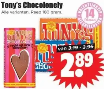 Dirk Tony's Chocolonely aanbieding