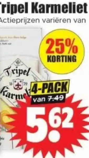 Dirk Tripel Karmeliet aanbieding