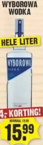 Dirk Wyborowa Wodka aanbieding