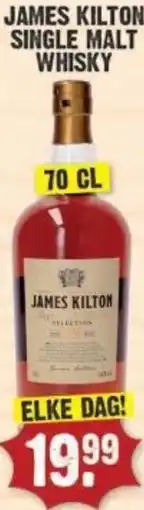 Dirk James Kilton Single Malt Whisky aanbieding