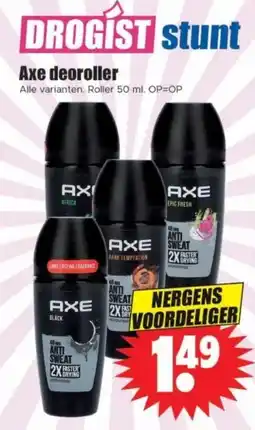 Dirk Axe deoroller aanbieding