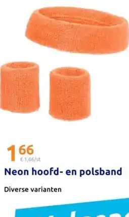 Action Neon hoofd en polsband aanbieding