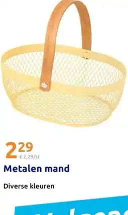 Action Metalen mand aanbieding