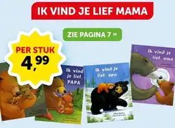 Boekenvoordeel Ik vind je lief mama aanbieding