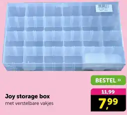 Boekenvoordeel Joy storage box aanbieding