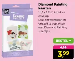 Boekenvoordeel Diamond Painting kaarten aanbieding