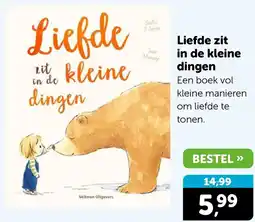 Boekenvoordeel Liefde zit in de kleine dingen aanbieding