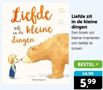 Boekenvoordeel Liefde zit in de kleine dingen aanbieding